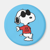 Snoopy "Joe Cool" Permanent Magneet (Voorkant)