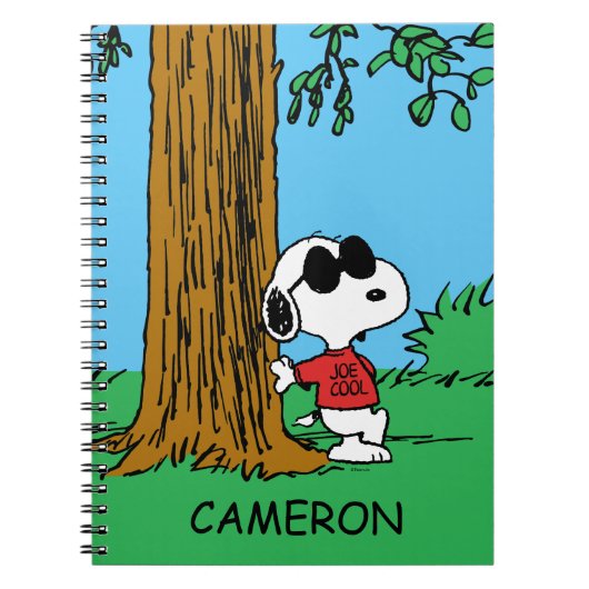 Snoopy "Joe Cool" Permanent Notitieboek (Voorkant)