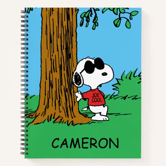 Snoopy "Joe Cool" Permanent Notitieboek (Voorkant)