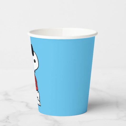 Snoopy "Joe Cool" Permanent Papieren Bekers (Links)