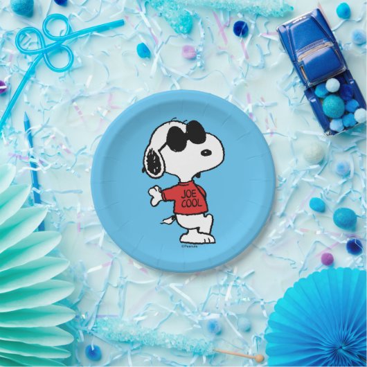 Snoopy "Joe Cool" Permanent Papieren Bordje (Feest)