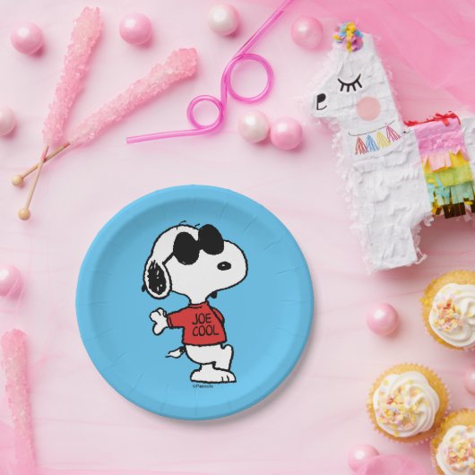 Snoopy "Joe Cool" Permanent Papieren Bordje (Feest)