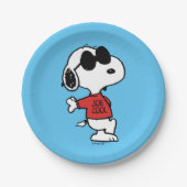 Snoopy "Joe Cool" Permanent Papieren Bordje (Voorkant)