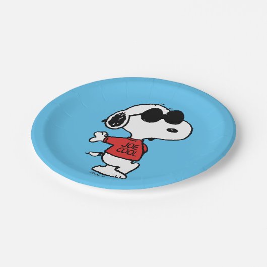 Snoopy "Joe Cool" Permanent Papieren Bordje (Gekanteld)