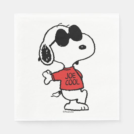 Snoopy "Joe Cool" Permanent Servet (Voorkant)