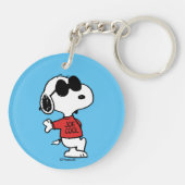 Snoopy "Joe Cool" Permanent Sleutelhanger (Achterkant)