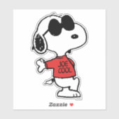 Snoopy "Joe Cool" Permanent Sticker (Vel)