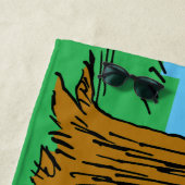 Snoopy "Joe Cool" Permanent Strandlaken (In situ)