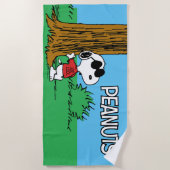 Snoopy "Joe Cool" Permanent Strandlaken (Voorkant)