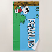 Snoopy "Joe Cool" Permanent Strandlaken (Voorkant)