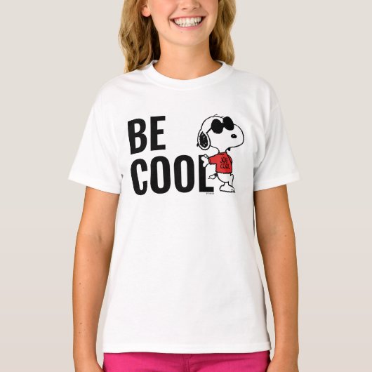 Snoopy "Joe Cool" Permanent T-shirt (Voorkant)