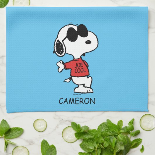 Snoopy "Joe Cool" Permanent Theedoek (Gevouwen)