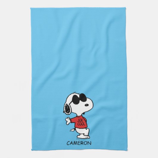 Snoopy "Joe Cool" Permanent Theedoek (Verticaal)
