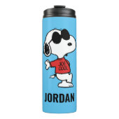 Snoopy "Joe Cool" Permanent Thermosbeker (Voorkant)
