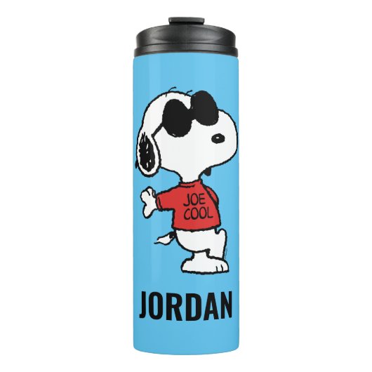 Snoopy "Joe Cool" Permanent Thermosbeker (Voorkant)