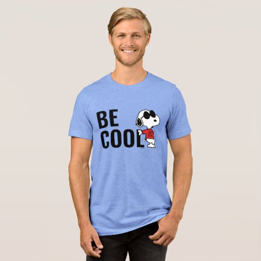 Snoopy "Joe Cool" Permanent Tri-Blend Shirt (Voorkant volledig)