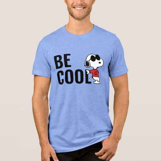 Snoopy "Joe Cool" Permanent Tri-Blend Shirt (Voorkant)
