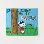 Snoopy "Joe Cool" Permanent Wandkleed (Voorkant (horizontaal))
