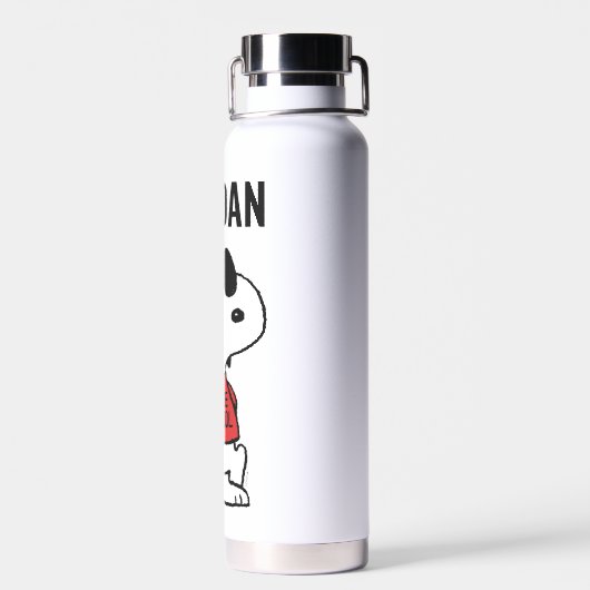 Snoopy "Joe Cool" Permanent Waterfles (Achterkant)