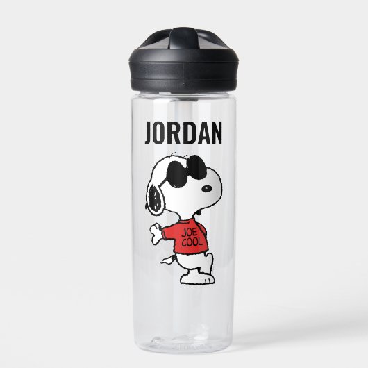 Snoopy "Joe Cool" Permanent Waterfles (Voorkant)