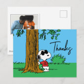 Snoopy "Joe Cool" Staand | Dank je wel Briefkaart (Voorkant / Achterkant)