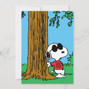 Snoopy "Joe Cool" Staand Kaart