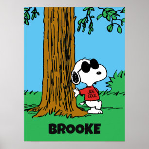 Snoopy "Joe Cool" Staand Poster