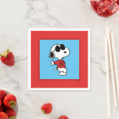 Snoopy "Joe Cool" Staand Servet (Insitu)
