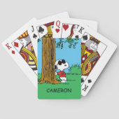 Snoopy "Joe Cool" staande speelkaarten (Achterkant)