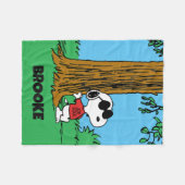 Snoopy "Joe Cool" Standing Fleece Deken (Voorkant (Horizontaal))