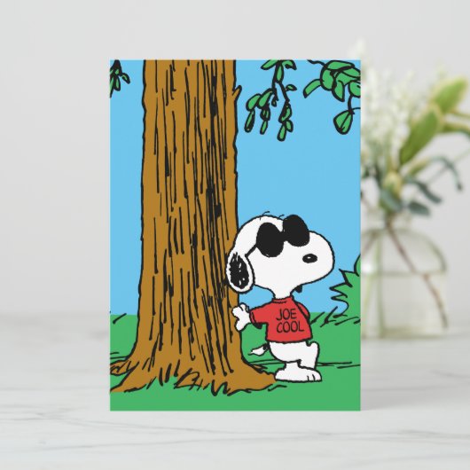 Snoopy "Joe Cool" Standing Kaart (Staand voorkant)