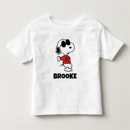 Snoopy "Joe Cool" Standing Kinder Shirts (Voorkant)
