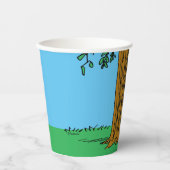 Snoopy "Joe Cool" Standing Papieren Bekers (Voorkant)