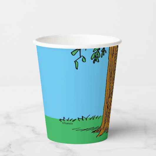 Snoopy "Joe Cool" Standing Papieren Bekers (Voorkant)