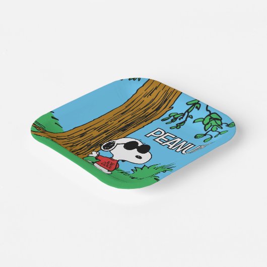 Snoopy "Joe Cool" Standing Papieren Bordje (Gebogen)