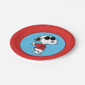 Snoopy "Joe Cool" Standing Papieren Bordje (Gekanteld)