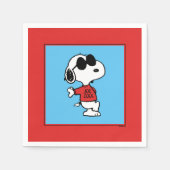 Snoopy "Joe Cool" Standing Servet (Voorkant)