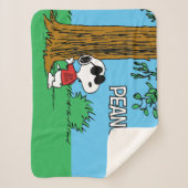 Snoopy "Joe Cool" Standing Sherpa Deken (Voorkant)