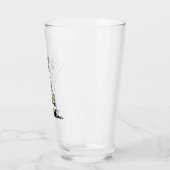 Snoopy Jumping in Pot of Gold Glas (Links)