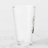 Snoopy Jumping in Pot of Gold Glas (Rechts)