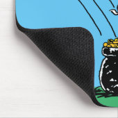 Snoopy Jumping in Pot of Gold Muismat (Hoek)