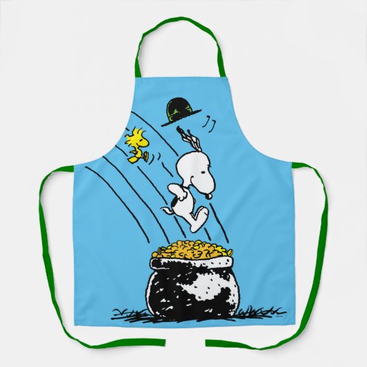 Snoopy Jumping in Pot of Gold Schort (Voorkant)