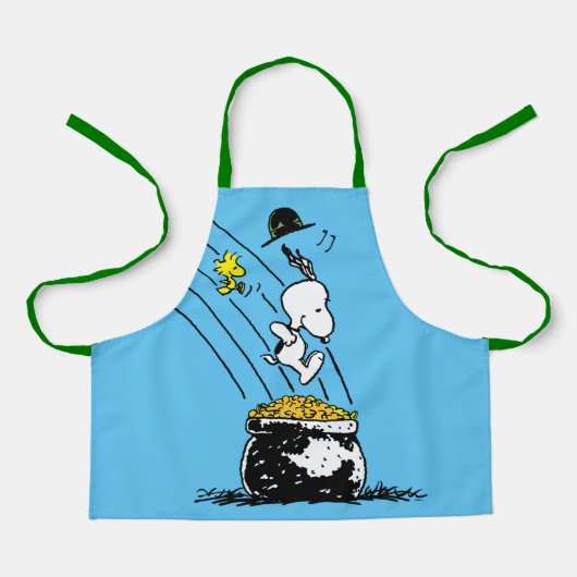 Snoopy Jumping in Pot of Gold Schort (Voorkant)