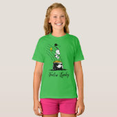 Snoopy Jumping in Pot of Gold T-shirt (Voorkant volledig)