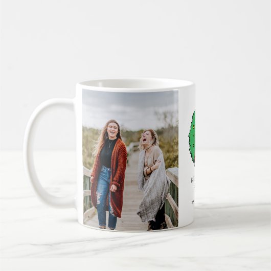 Snoopy Kerstkrans | Beste Vrienden Foto Koffiemok (Links)