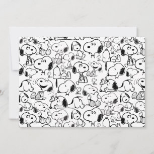 Snoopy Lachende Glimlach Patroon Kaart
