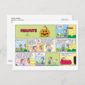 Snoopy & Linus | Het grote pompoen nieuws Briefkaart (Voorkant / Achterkant)