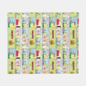 Snoopy & Linus | Het grote pompoen nieuws Fleece Deken (Voorkant (Horizontaal))