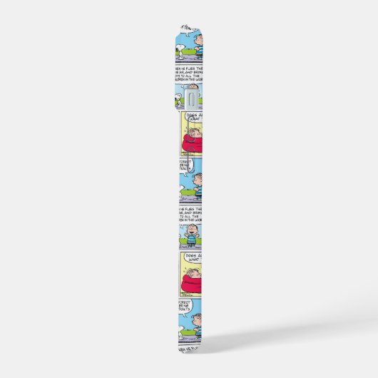 Snoopy & Linus | Het grote pompoen nieuws iPhone 15 Case (Linkerkant)