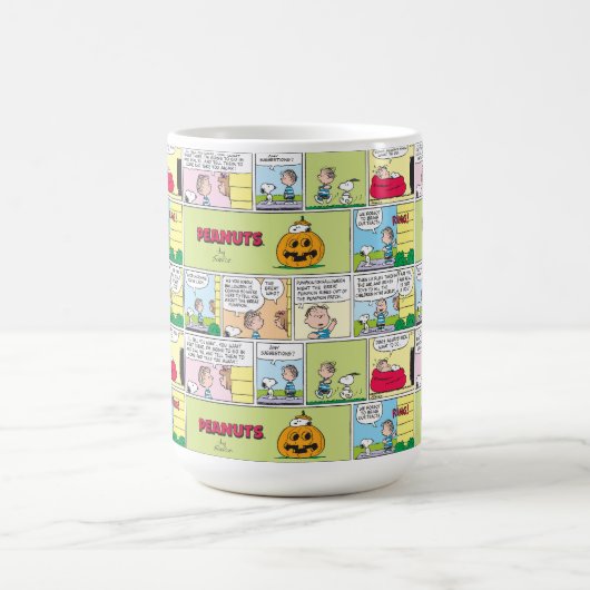 Snoopy & Linus | Het grote pompoen nieuws Koffiemok (Center)